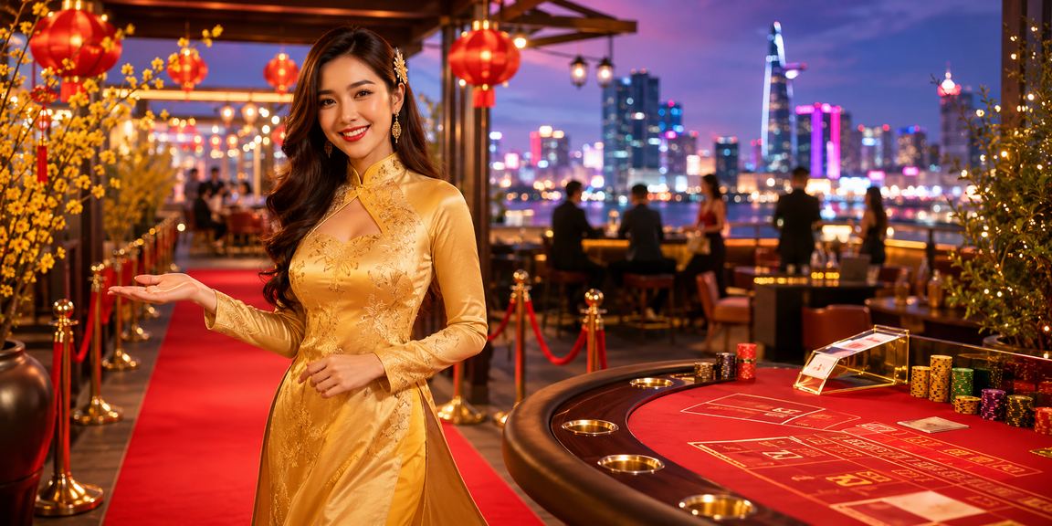 Người dùng TP. Hồ Chí Minh mặc áo dài tham gia cá cược trực tuyến buổi tối