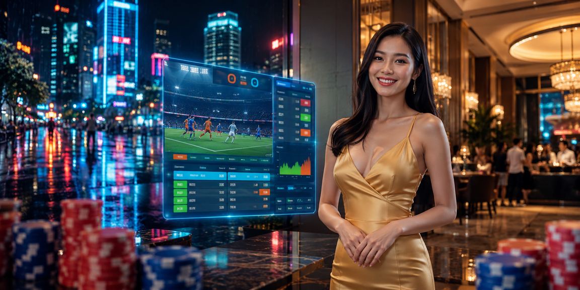 Không khí cá cược trực tuyến về đêm tại TP. Hồ Chí Minh với ánh đèn neon rực rỡ