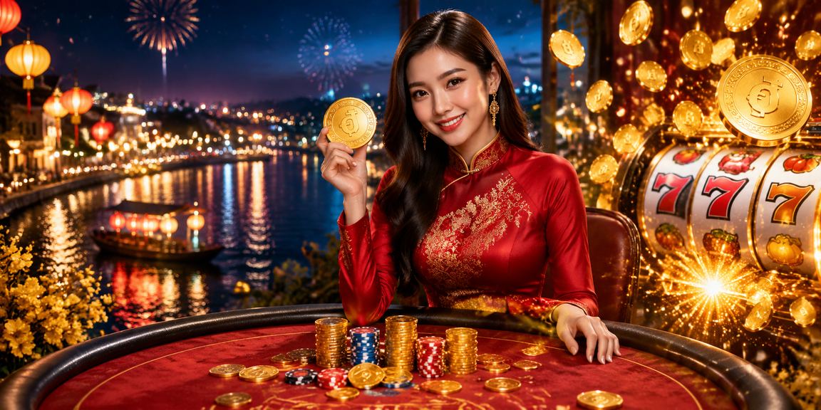 Người dùng vùng Mekong chơi slot game dịp Tết qua ứng dụng vn999
